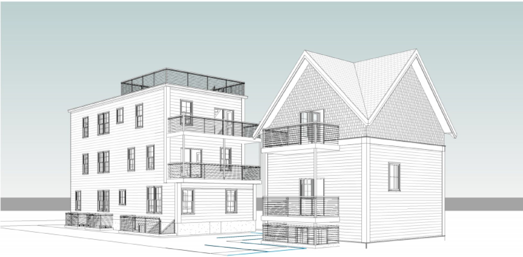 21-23 Kent Ct: Perspective, AV-1