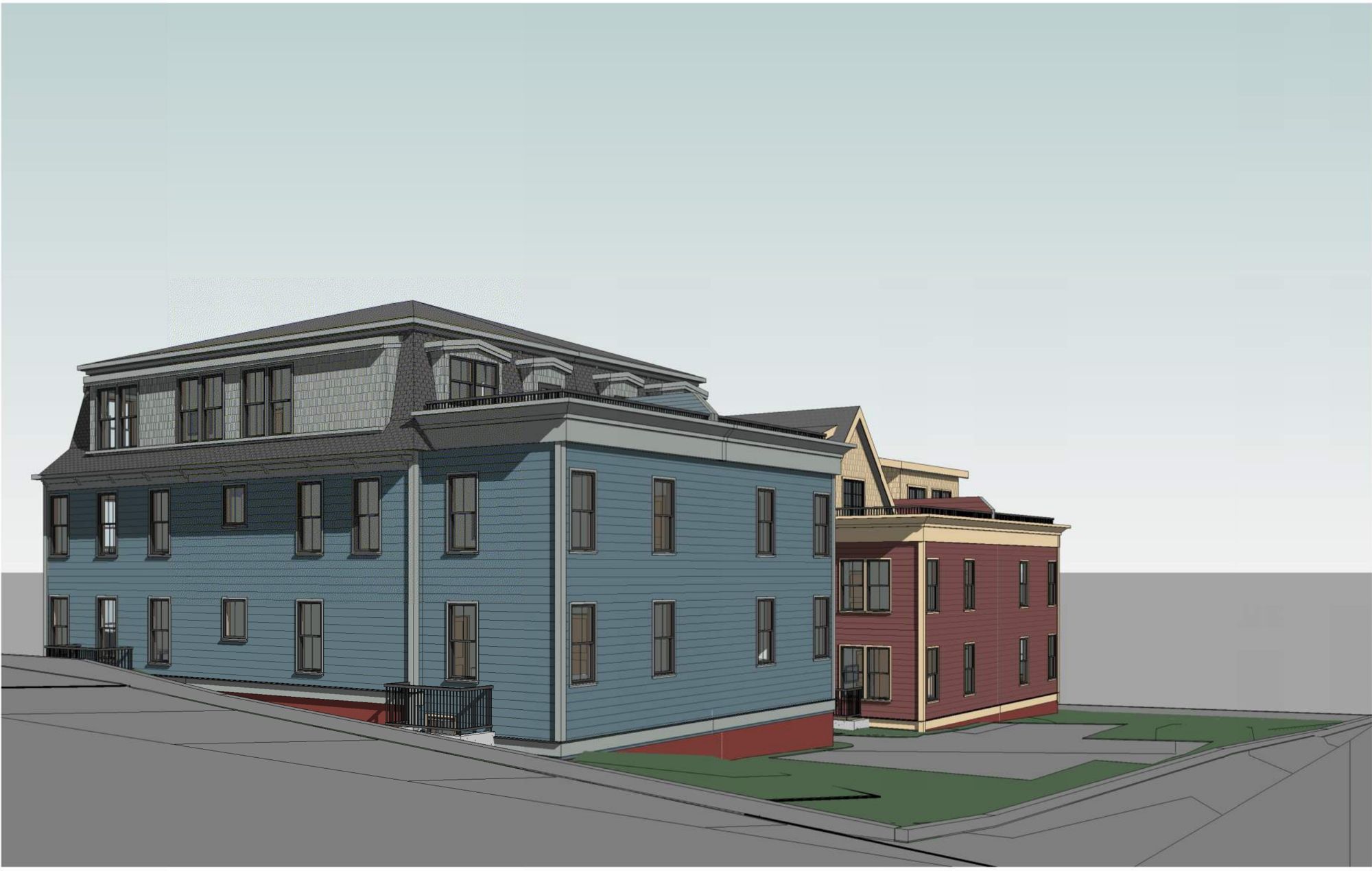 28-30 Vinal Ave: Perspective, AV-1B
