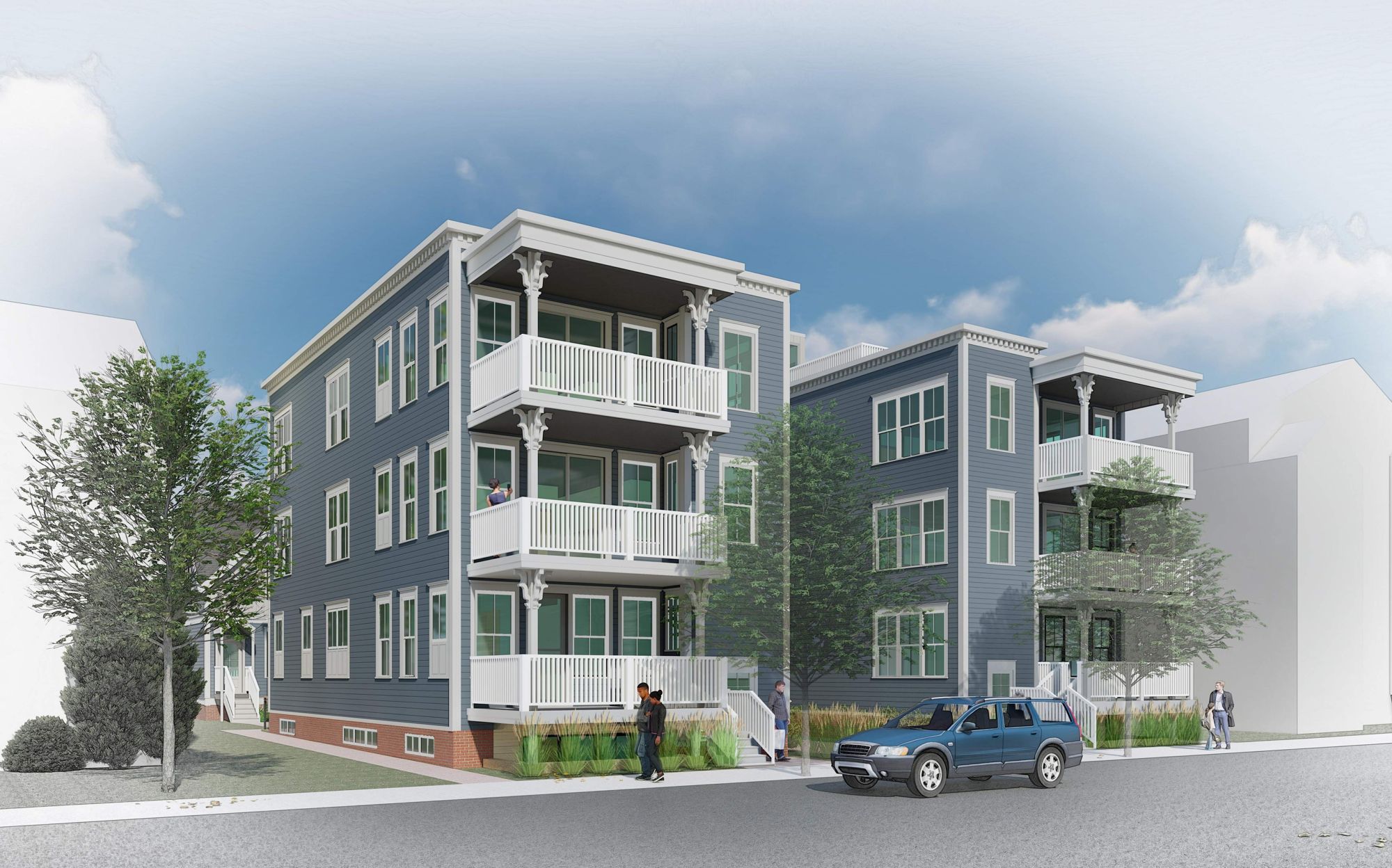 Architectural rendering of 6-8 Bolton St